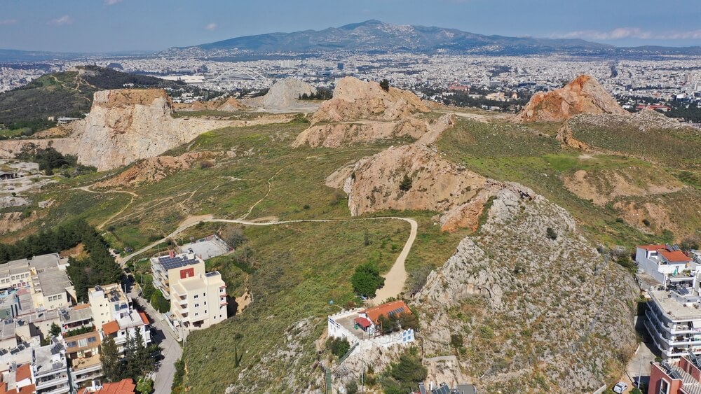Tourkovounia- highest point in the city of Athens