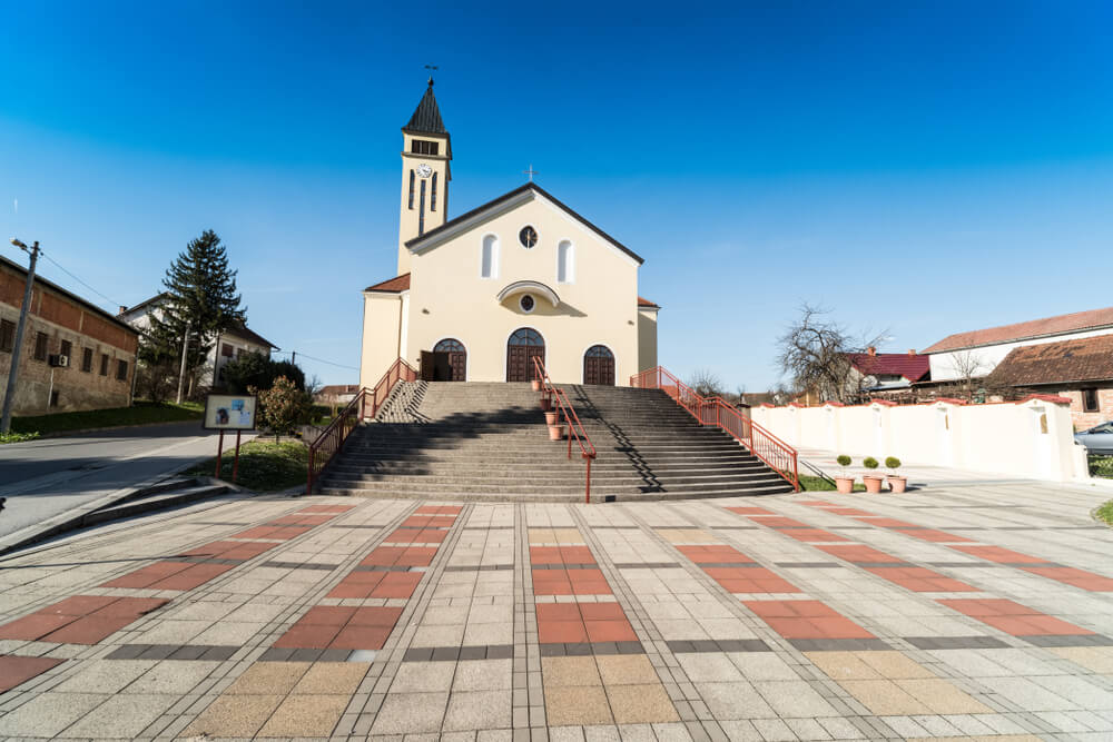 Lipik church in Slavonia