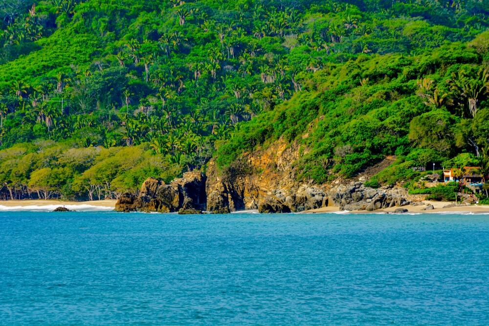 view of Playa Malpaso from the water