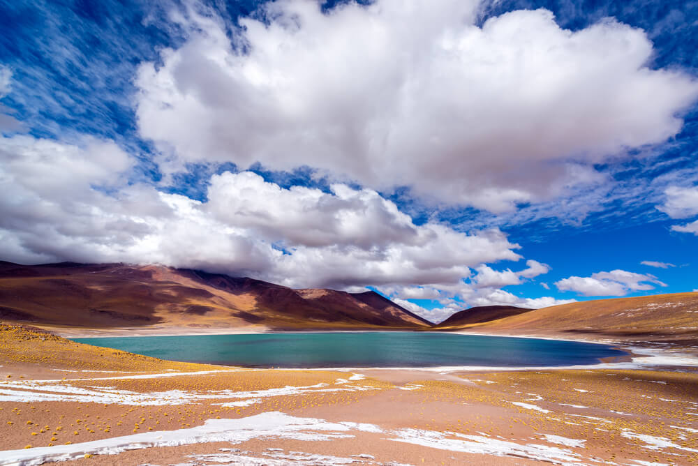 lagoon in the mountains