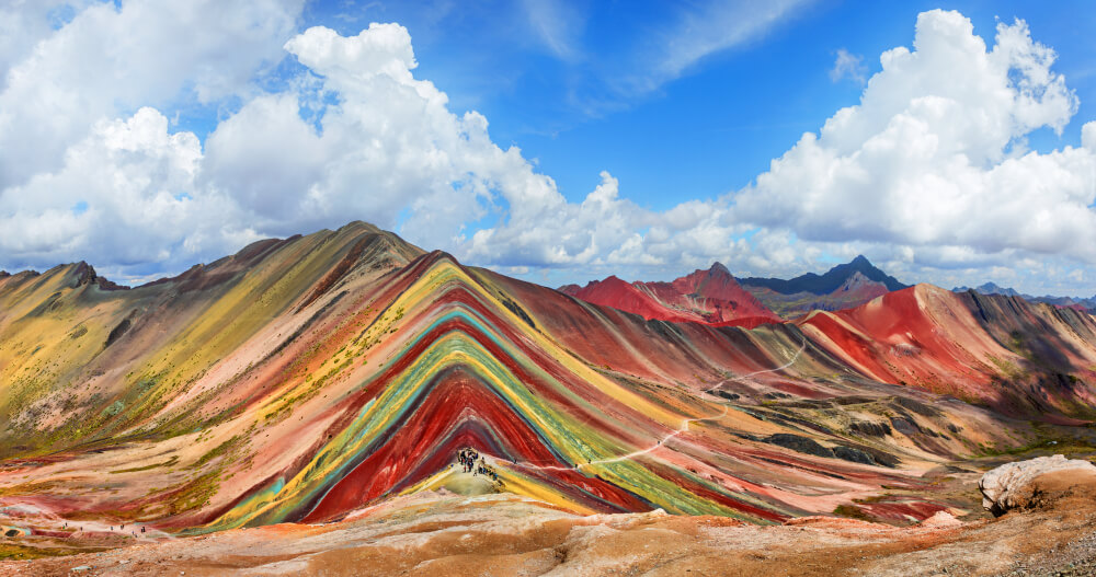 painted mountains of Peru