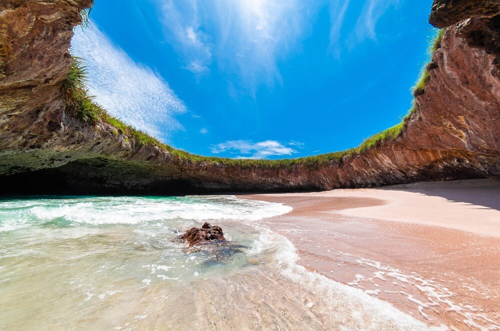 Hidden Beach in the Marietas Islands, Mexico