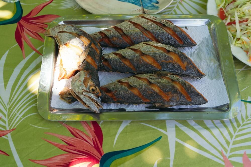 seafood lunch in Colombia
