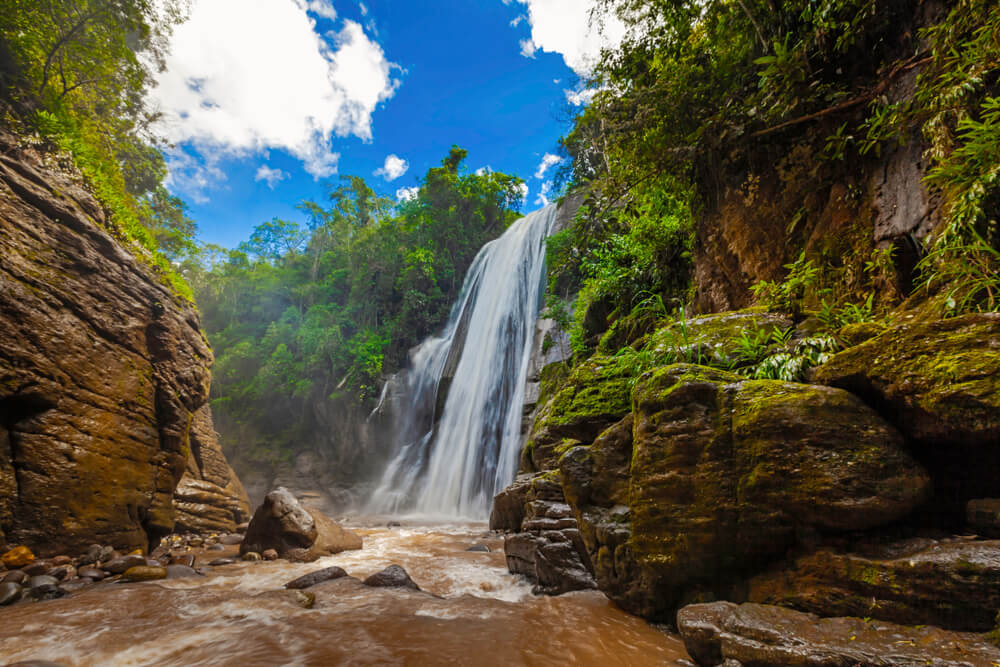 waterfall in Peru