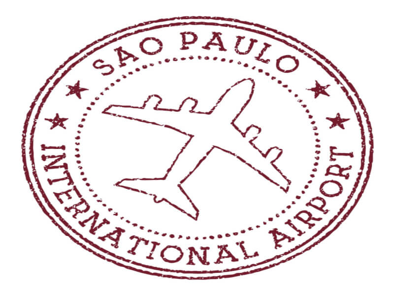 Sao Paulo airport stamp