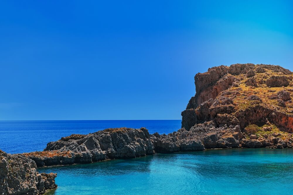 Paul's Bay in Rhodes, Greece