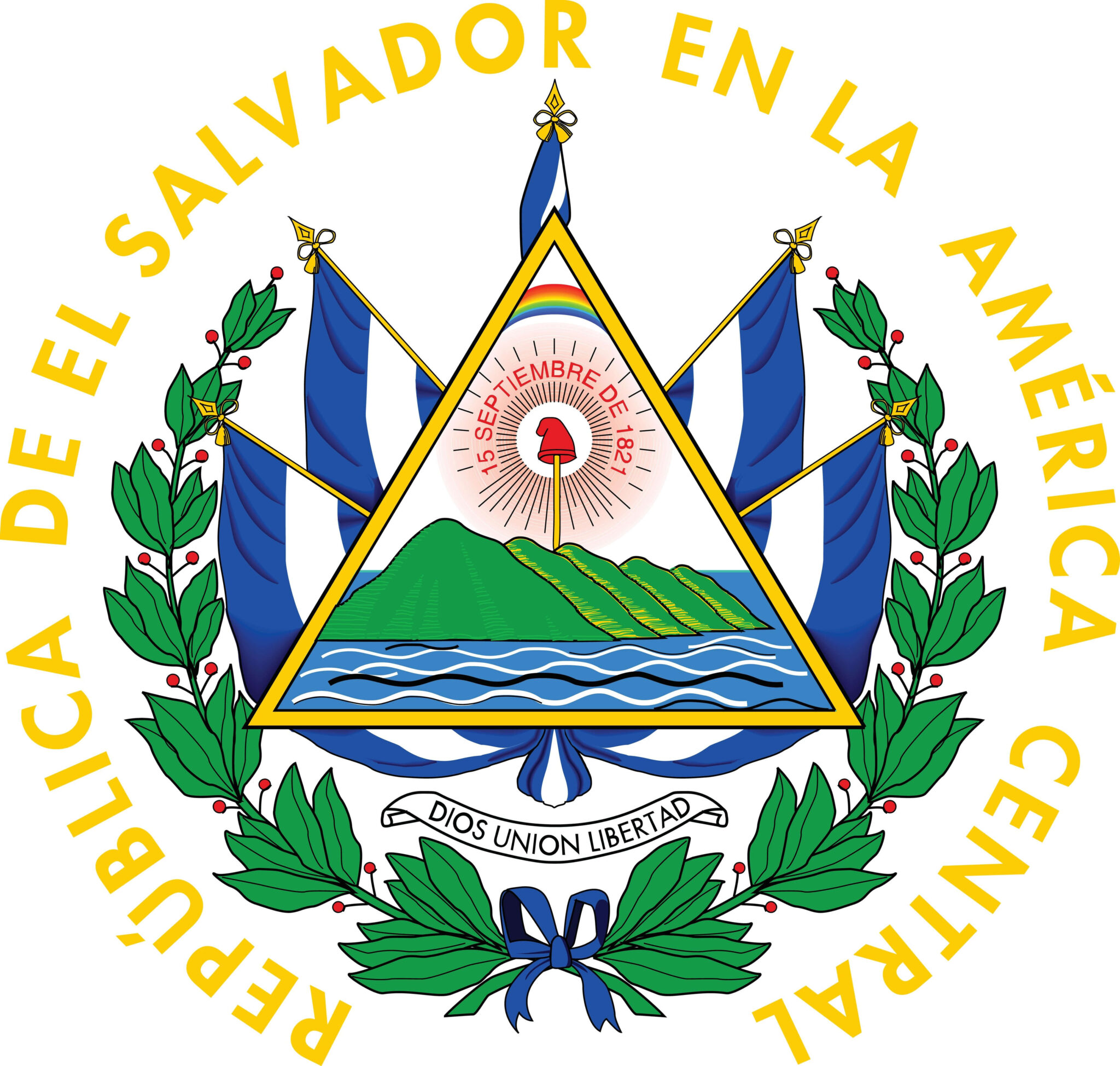 coat of arms for El Salvador