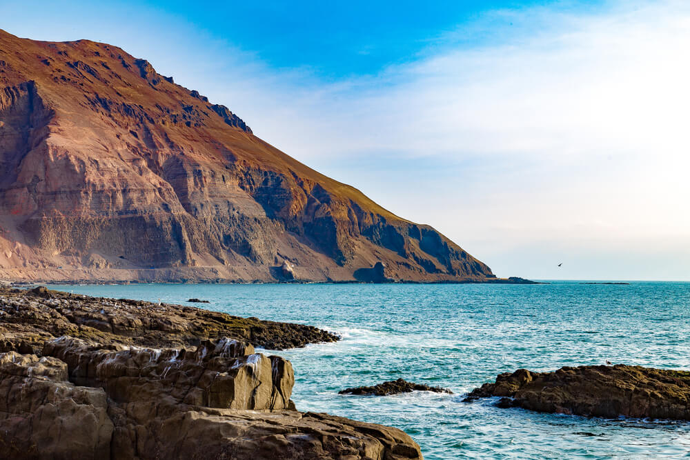 shoreline of Arica, Chile