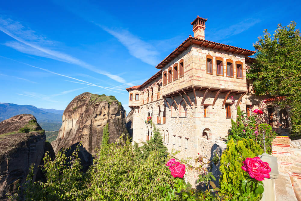 Varlaam monastery in Meteora Greece