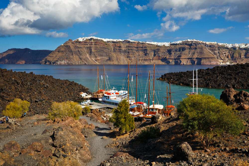 island near Santorini