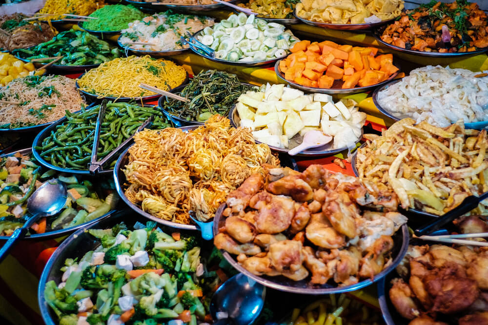 street food dishes in Laos