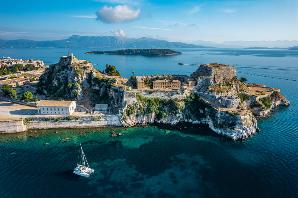 Corfu Town in Greece