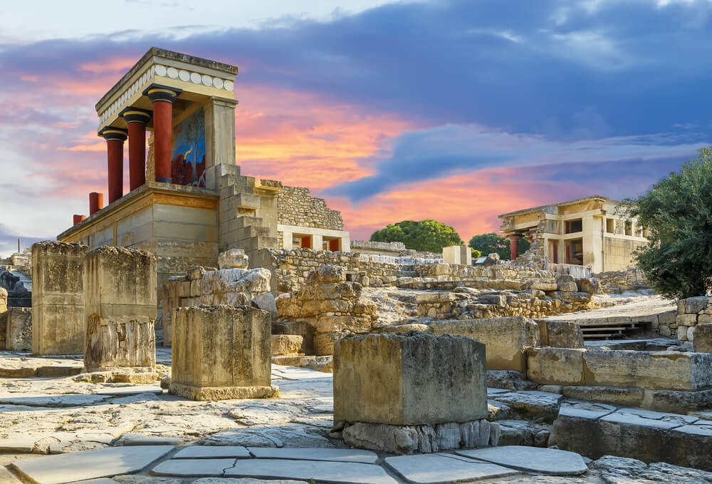 ruins in Heraklion Greece