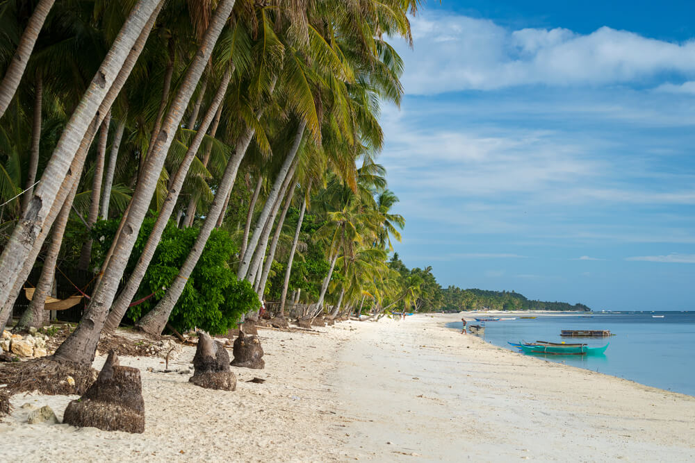 stretch of Philippine beach