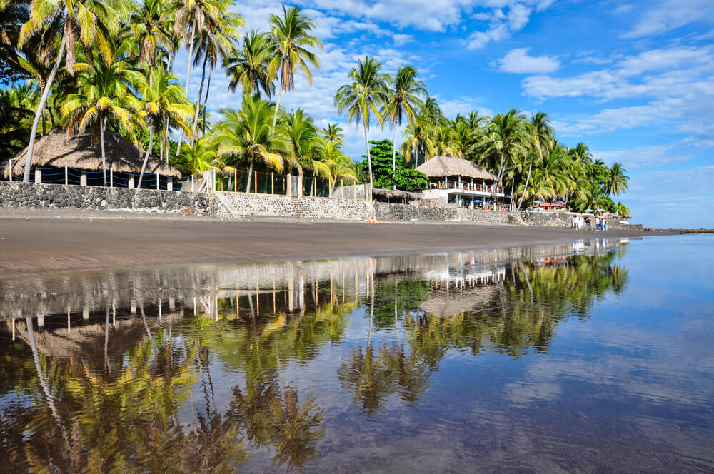 coastline of El Salvador