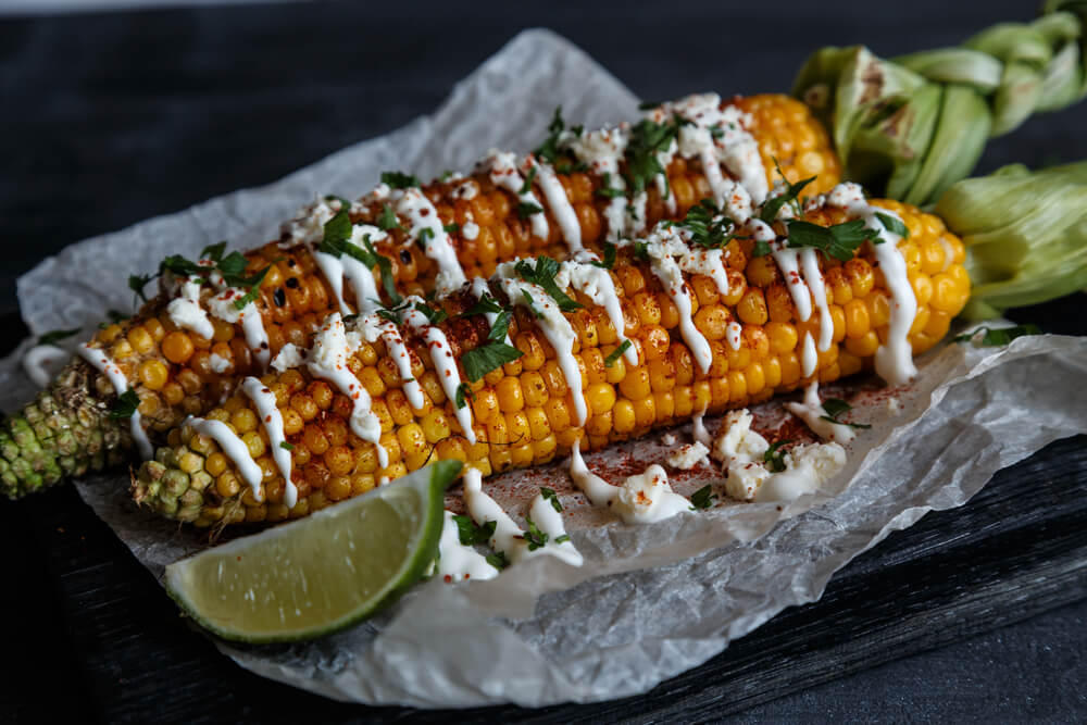 elotes a famous street food in Mexico