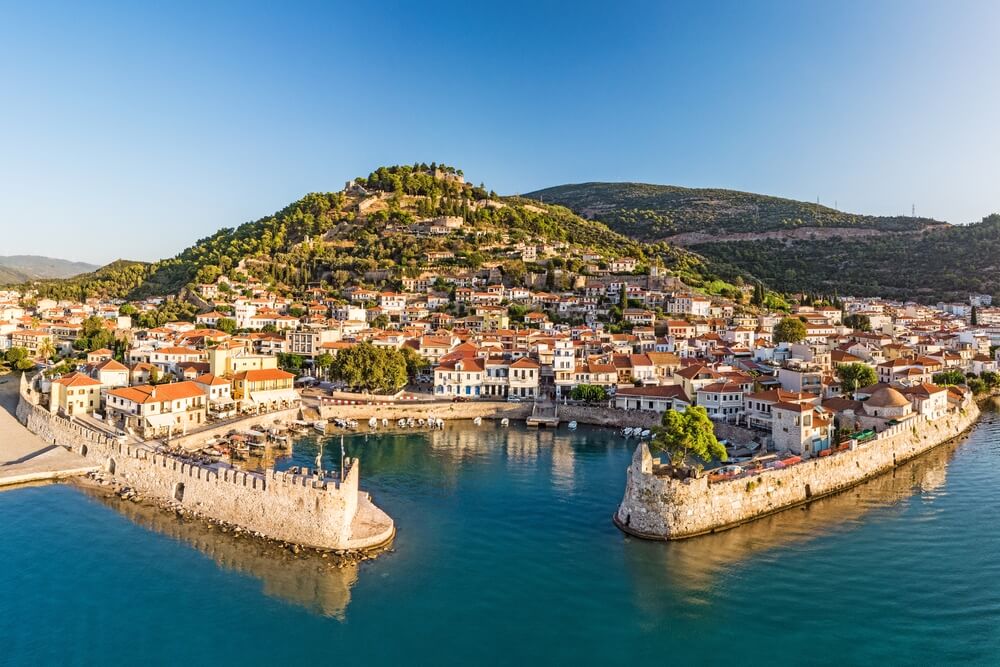 port in Nafpaktos  Greece