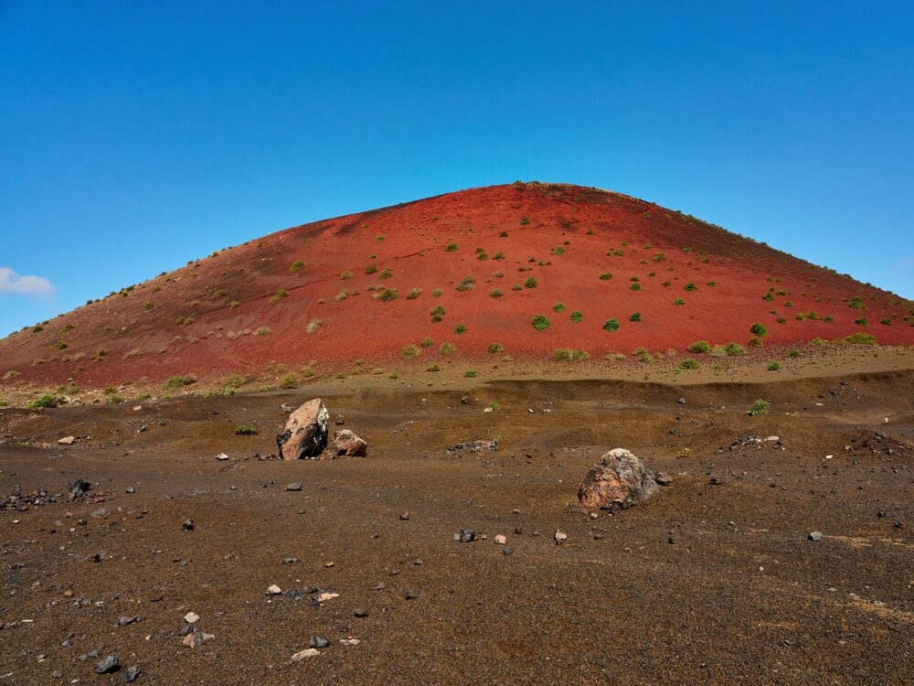 Caldera Colorada in Lanzarote