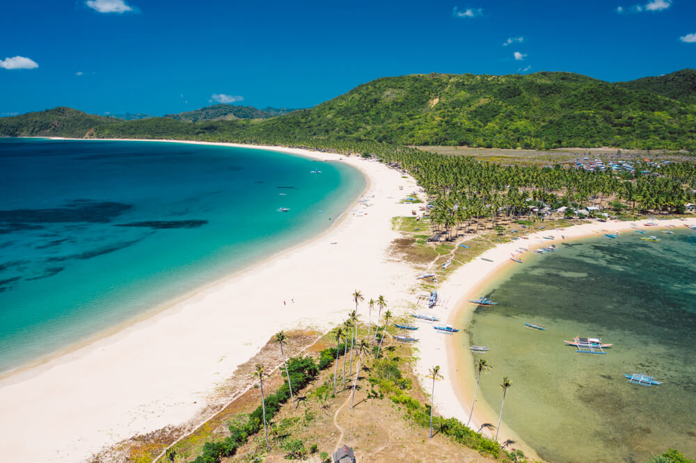 Nacpan Beach Philippines twin beaches El Nido