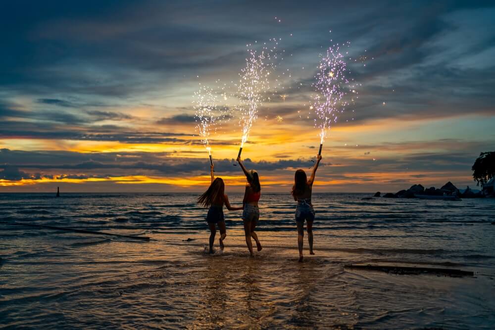 Tulum beach nightlife