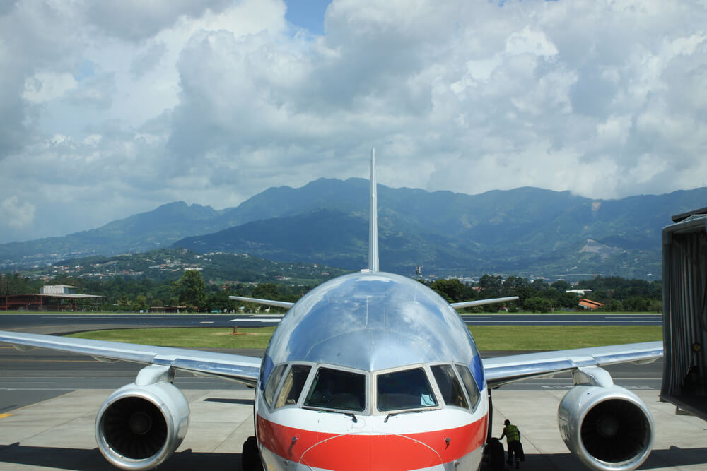 airplane in Costa Rica