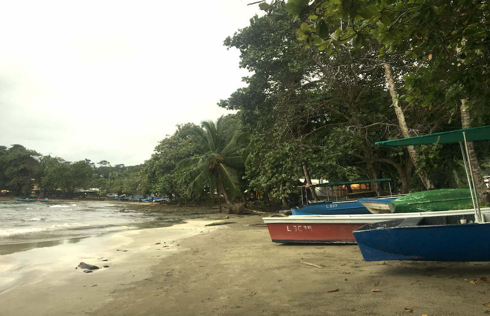 boats near the border of Costa Rica and Panama 