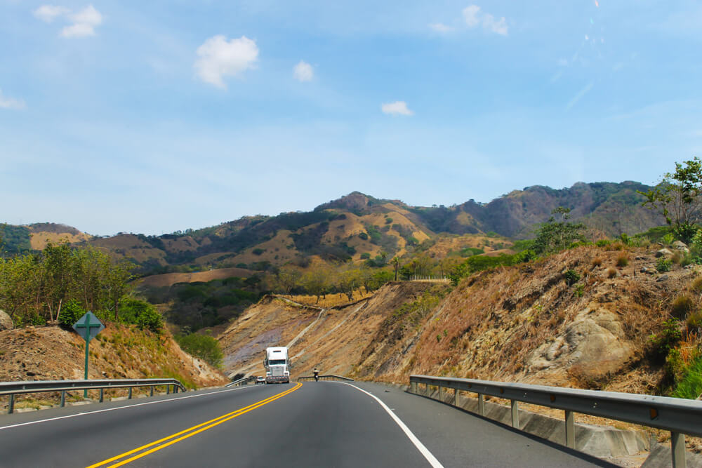 road in Costa Rica