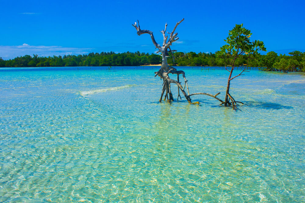 Cagbalete Island beach in Philippines