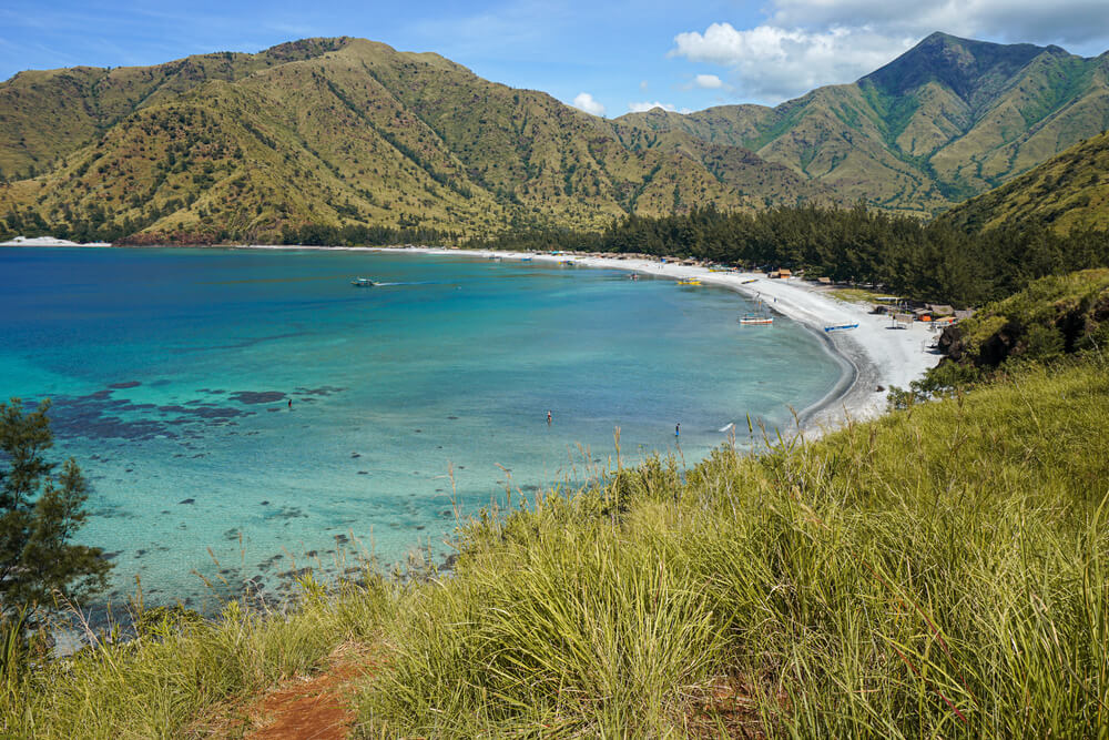 Nagsasa Cove a beach near Manila, Philippines