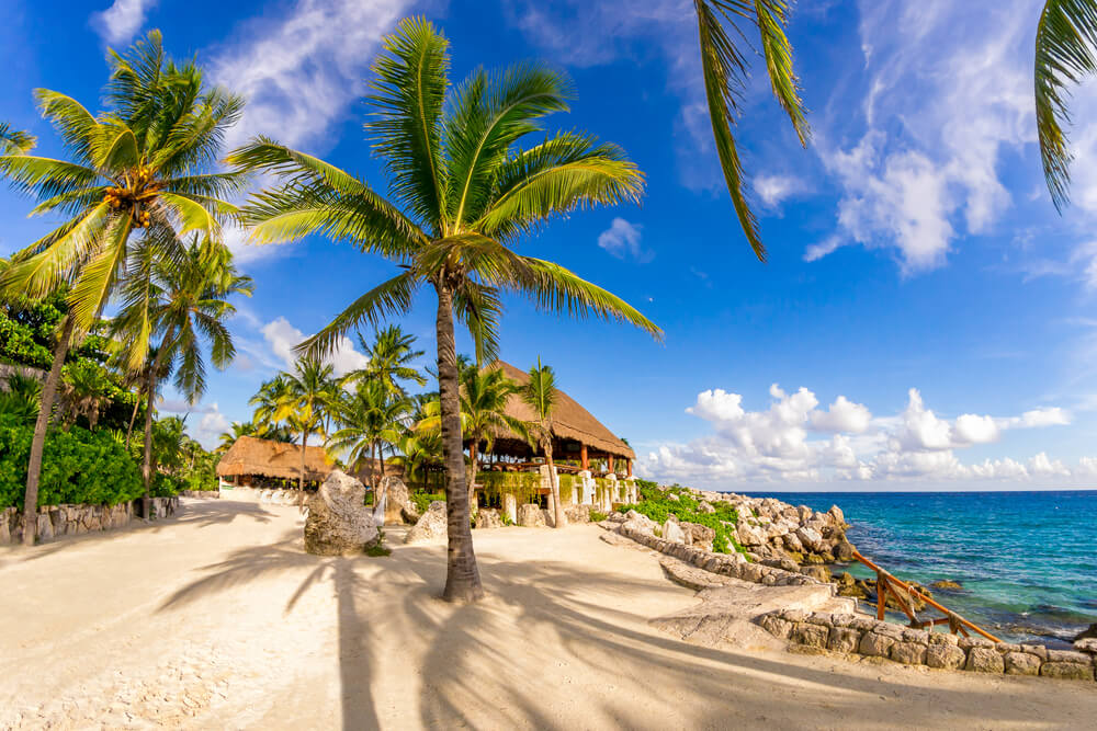 beach in Xcaret