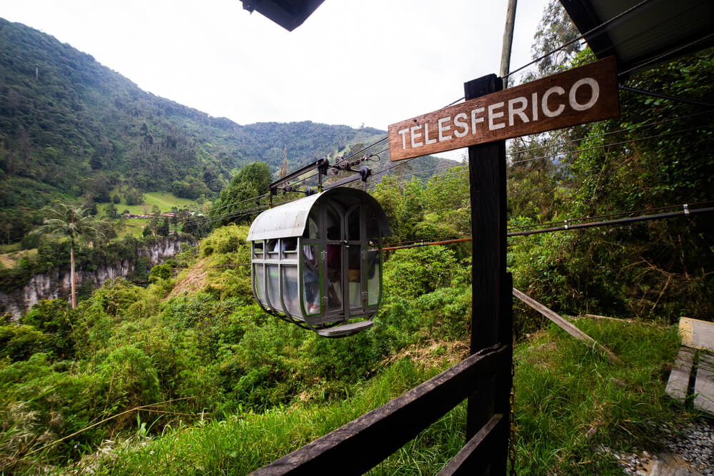 cable car in Ibague COlombia