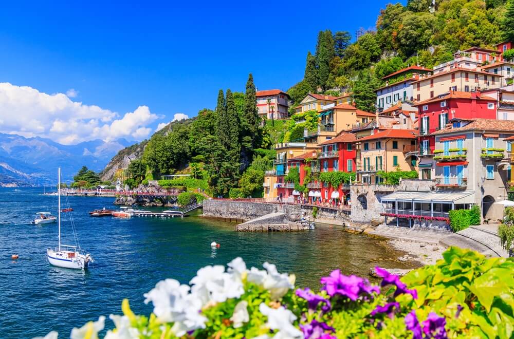 colorful town in Italy