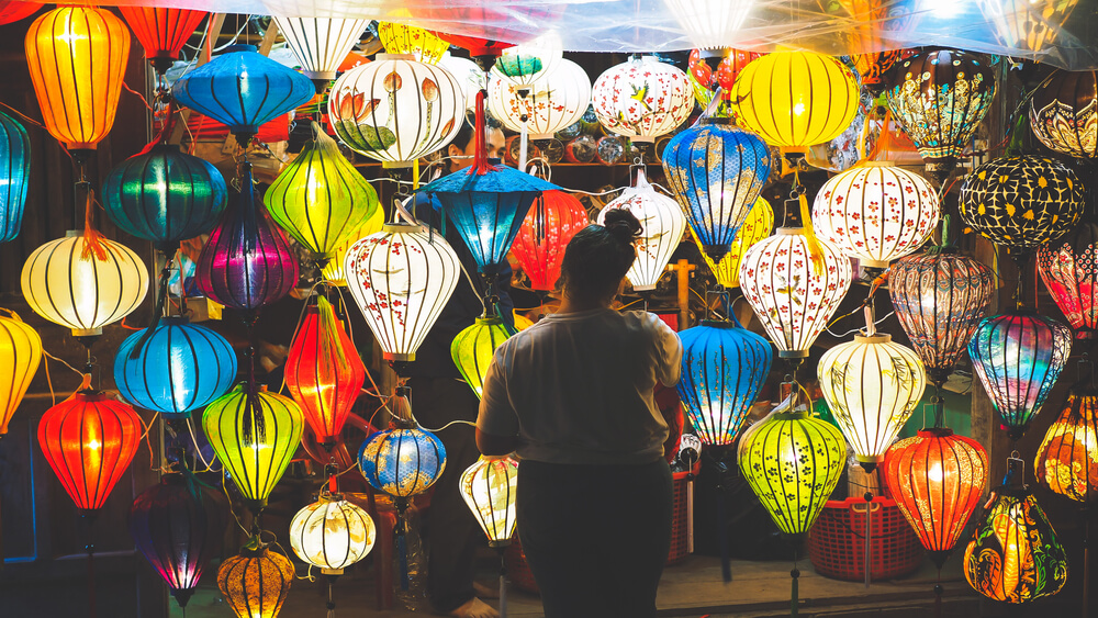 Hoi An lanterns at night