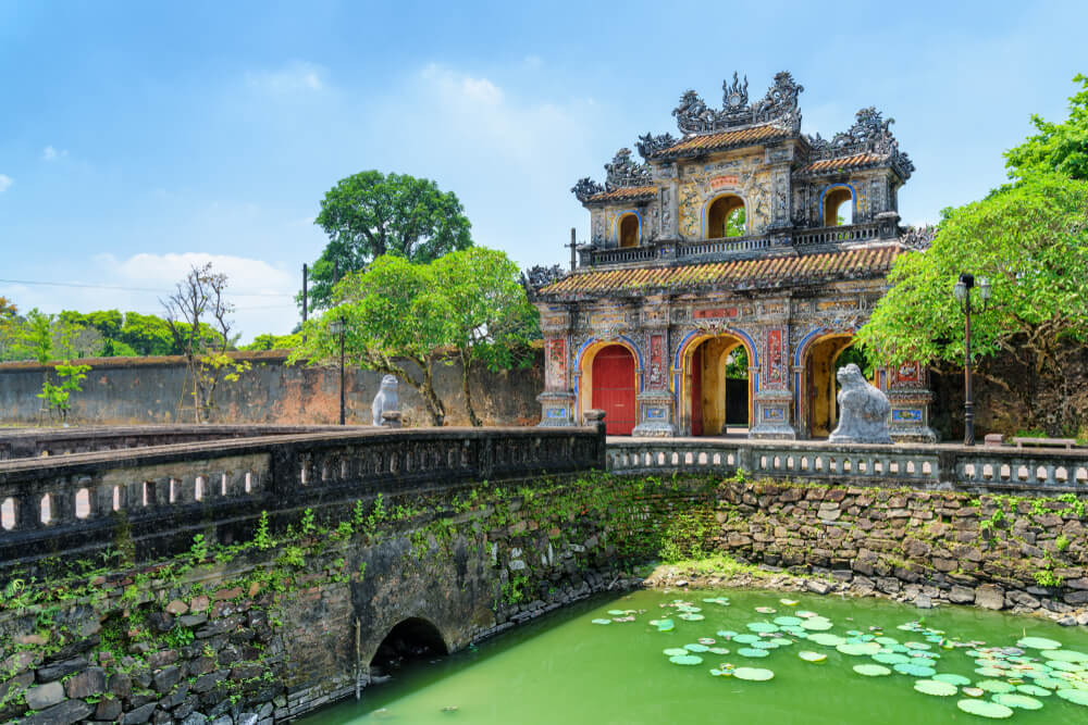 Hue Palace and moat