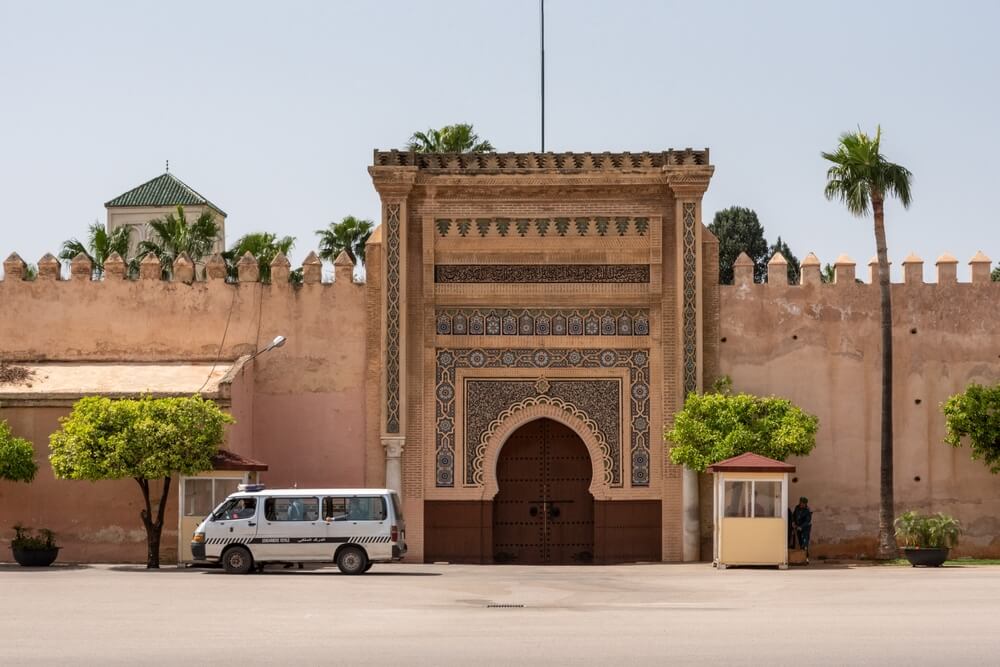 Meknes UNESCO town front gate