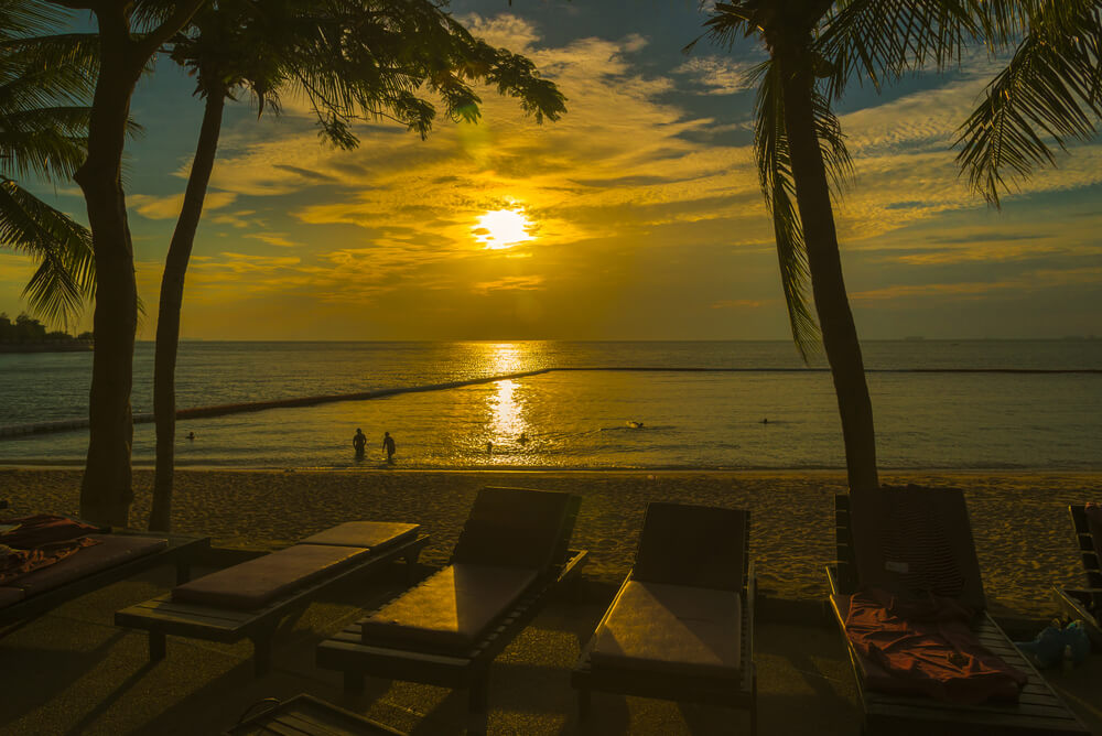 sunset in Pattaya