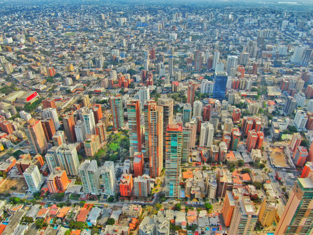 colorful city in northern Colombia