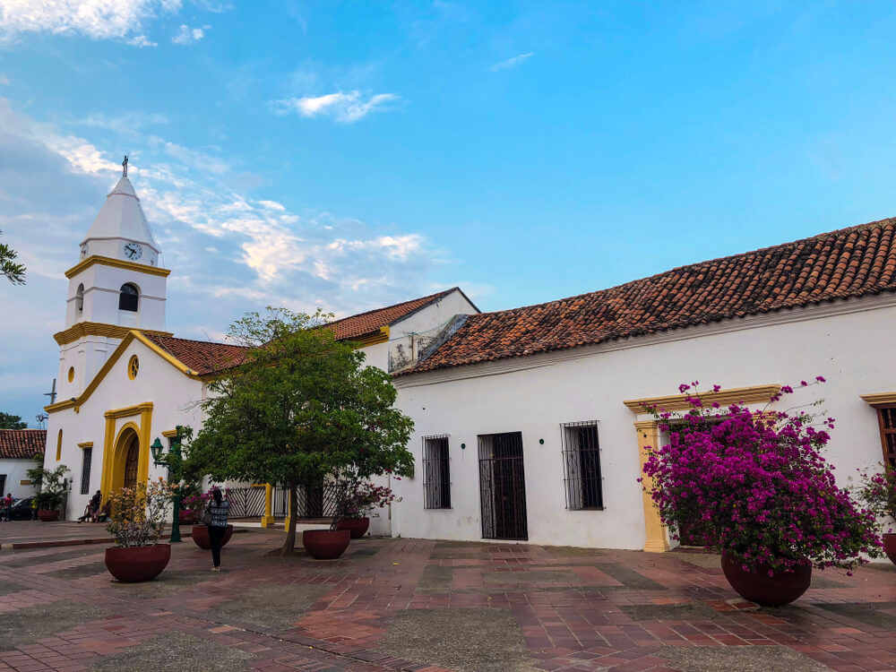 main square in Valledupar, Northern Colombia