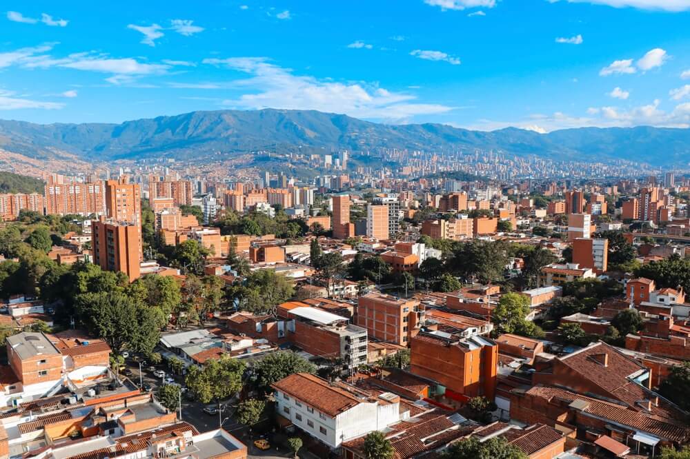 cityscape of Medellin Colombia