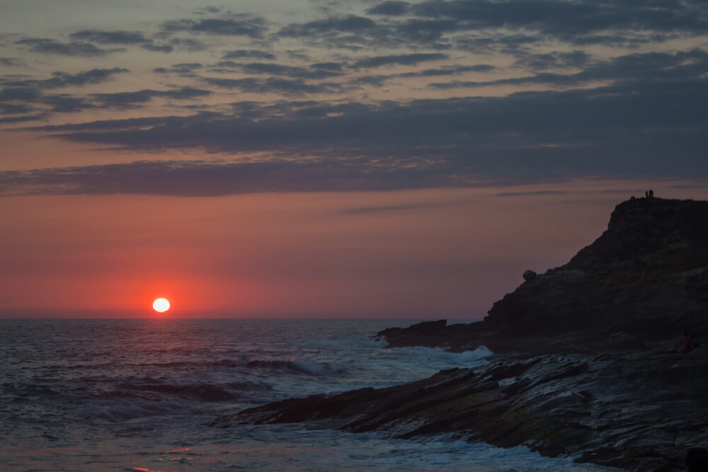 sunset in Playa Mermejita