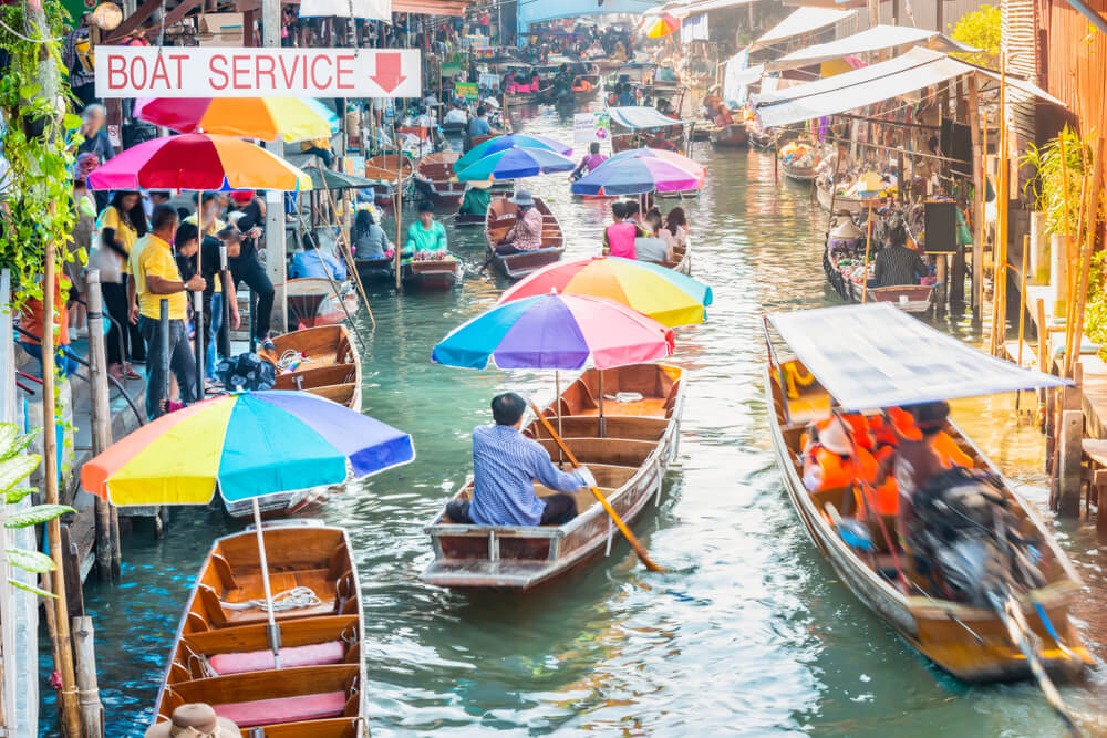 Damnoen Saduak Floating Market, near Bangkok