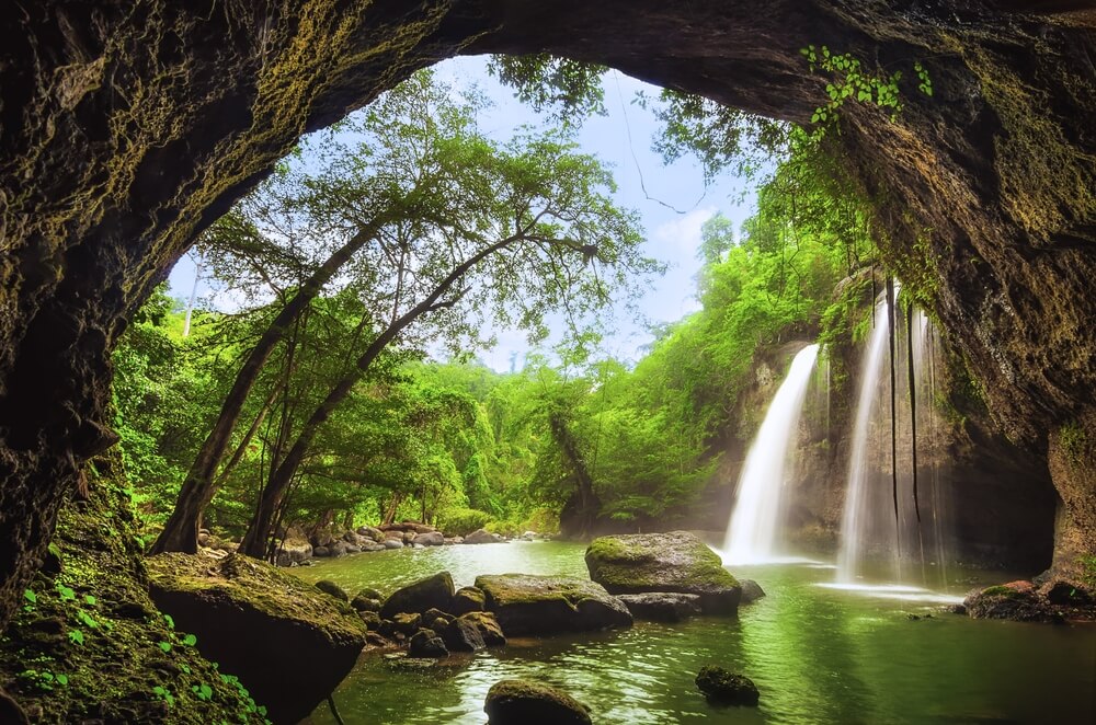 Khao Yai National Park cave and waterfall