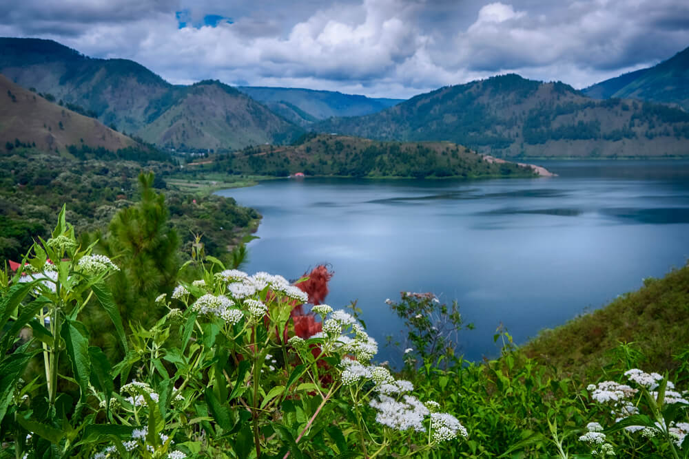 Lake Toba in Indonesia