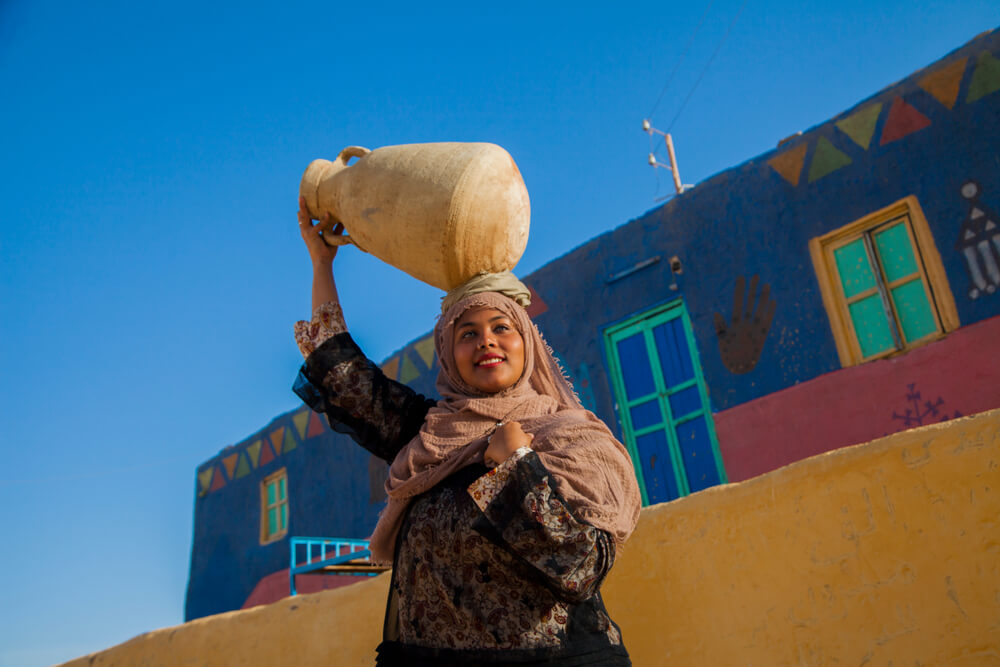 Nubian woman in Egypt