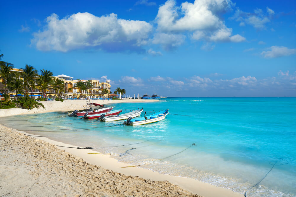 Playa del Carmen, México beach