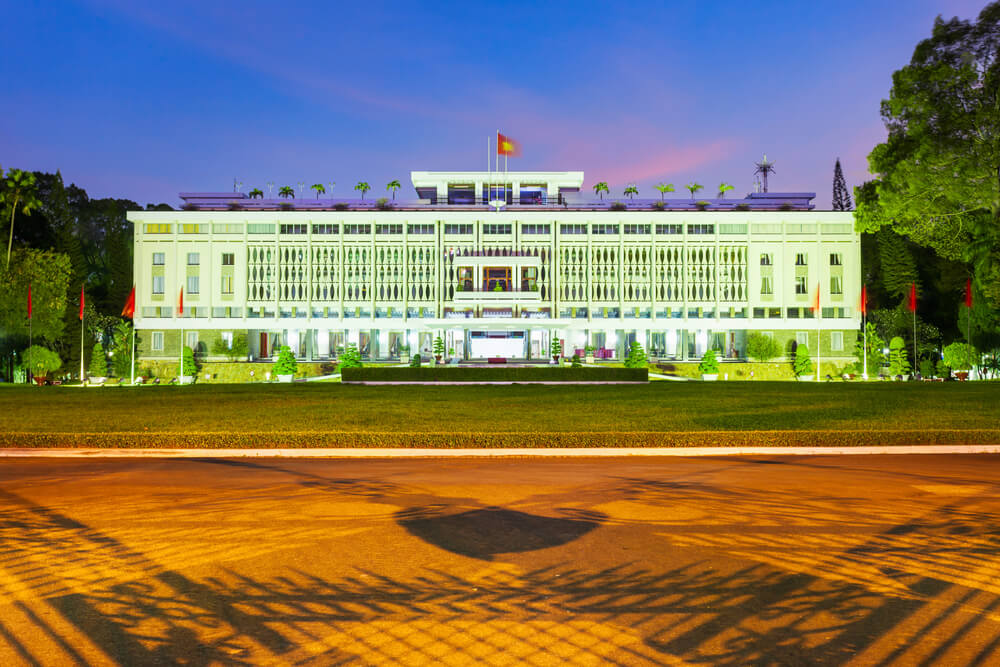 visiting the Reunification Palace in Ho Chi Minh City is a must