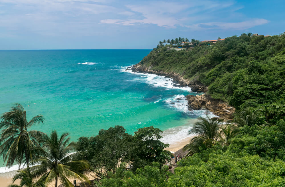 beaches of Puerto Escondido, Mexico