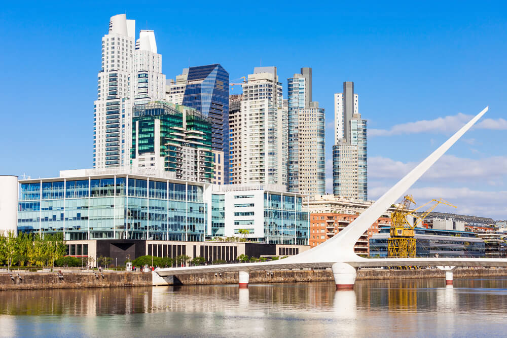 modern syscrapers in Buenos Aires, Argentina