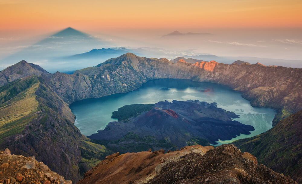 view of Indonesia islands