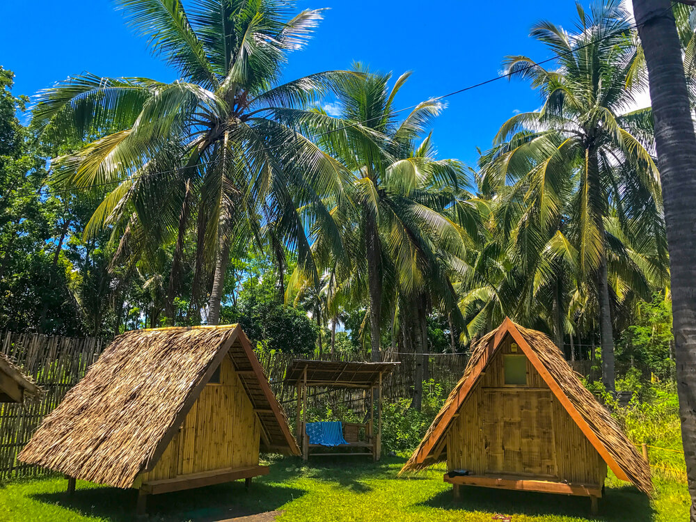 wooden huts near Cebu City